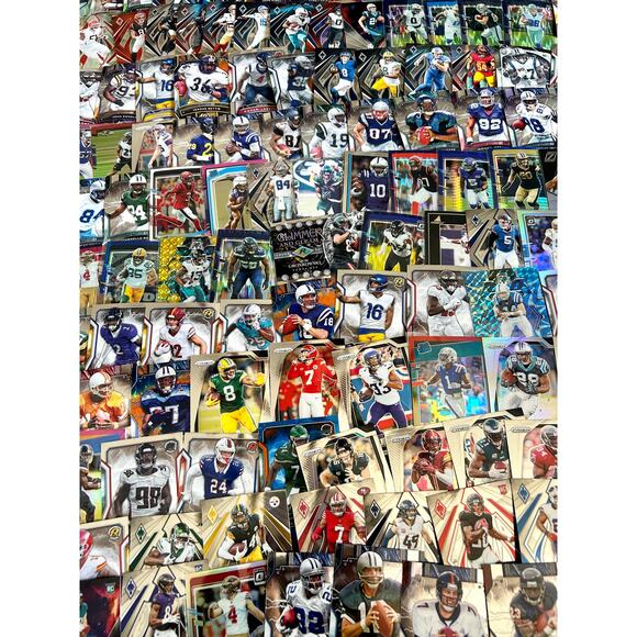 Mixed TOPPS and PANINI Chrome Holo NFL Football Players Sports Cards Lot 100+ - Picture 12 of 12